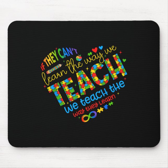 Mousepad Se Eles Não Conseguem Aprender A Maneira Como Ensi (Frente)