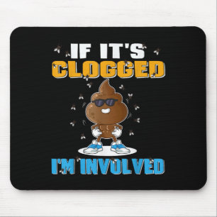 Mousepad Se Está Bloqueado Estou Envolvido Um Humor Adulto