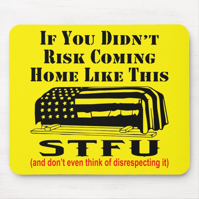 Mousepad Se não arriscou esta UAT não a desrespeite (Frente)