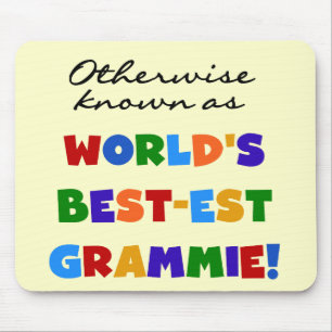 Mousepad Se não sabido como presentes do Melhor-est Grammie