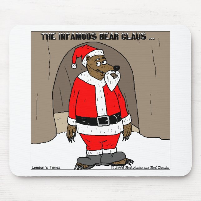 Mousepad Se Santa Clause Camisetas Divertidas de Presentes  (Frente)