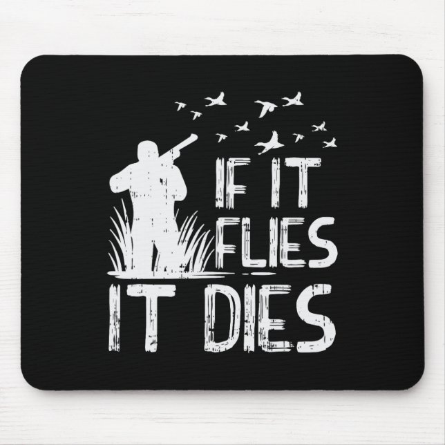 Mousepad Se Voar, Pato Pinto Pé Pé Pé Pheasant Hunt (Frente)