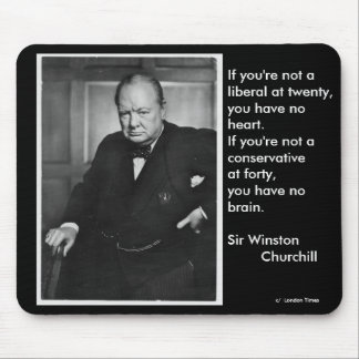 Mousepad Se você não é um liberal em vinte…