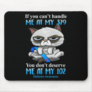 Mousepad Se você não pode me lidar com o meu 379 Gato de Di