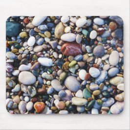Mousepad Sea Pebbles Beach Stones Rhodes Grécia