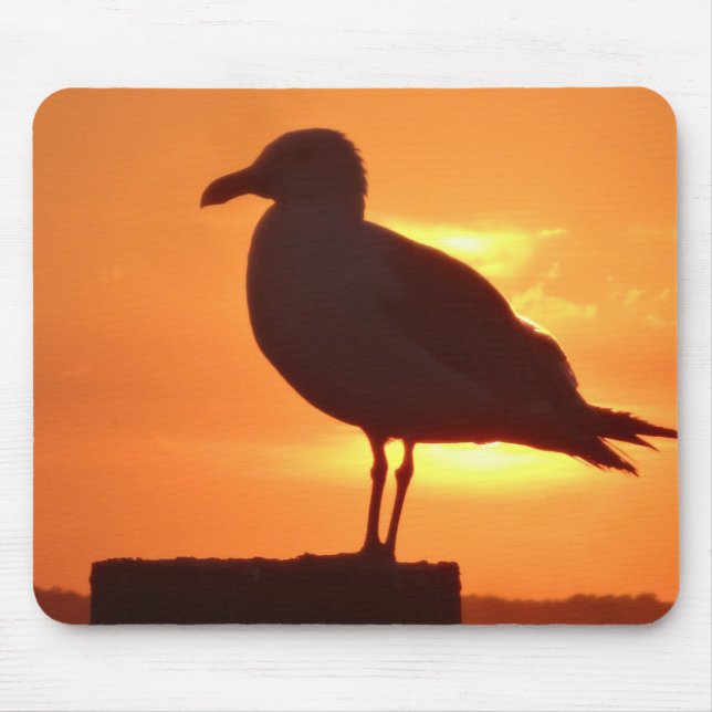 Mousepad Seagull Sunset (Frente)