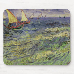 Mousepad Seascape de Vincent van Gogh em Saintes-Maries