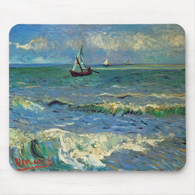 Mousepad Seascape no Saintes-Maries-de-la-Mer (Frente)