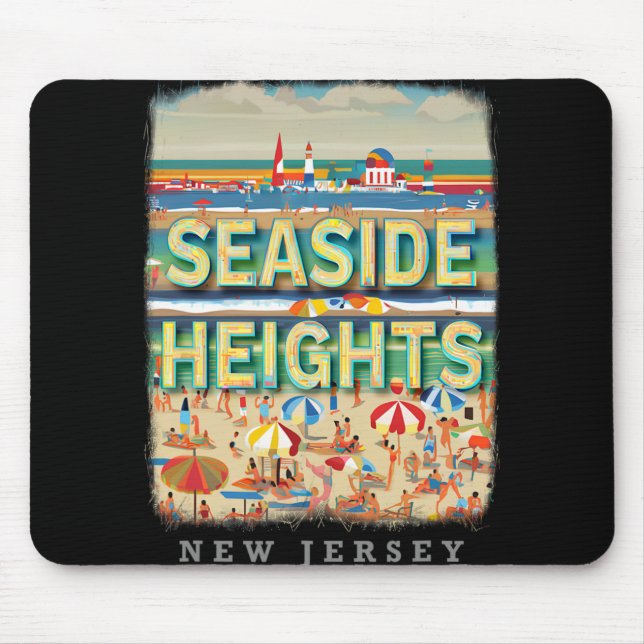 Mousepad Seaside Heights New Jersey Nj Beachside Bliss Sd26 (Frente)