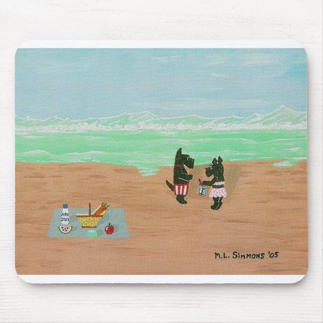Mousepad Seaside Scotties (Frente)