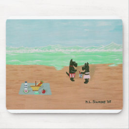 Mousepad Seaside Scotties
