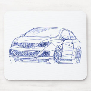 Mousepad Seat Ibiza franco 2010