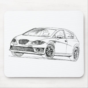 Mousepad Seat Leon Cupra 2009