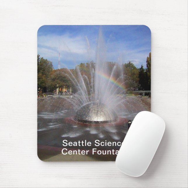 Mousepad Seattle Science Center Fountain Washington Photo (Com mouse)