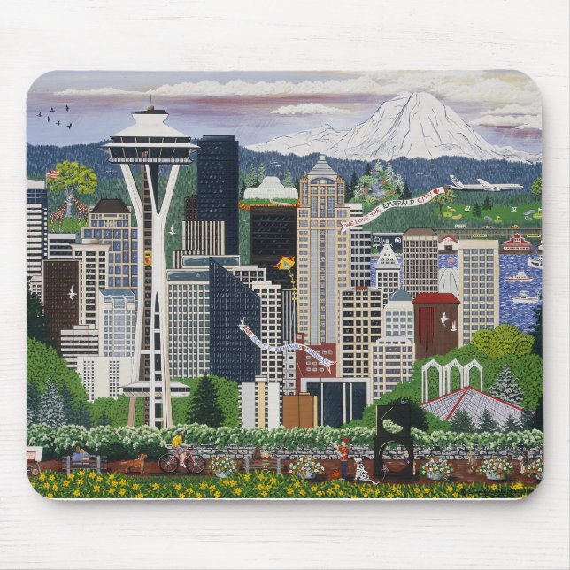 Mousepad Seattle Washington (Frente)