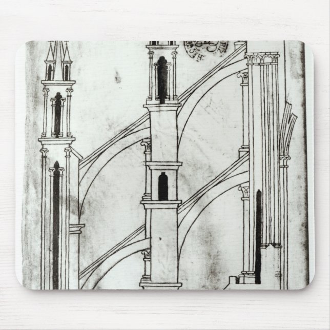 Mousepad Seção da parede e do arco (Frente)