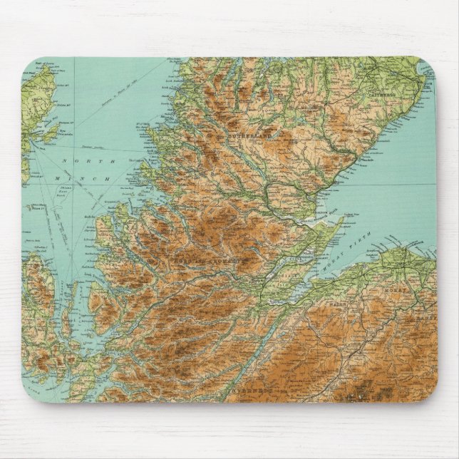 Mousepad Seção de norte da Escócia (Frente)