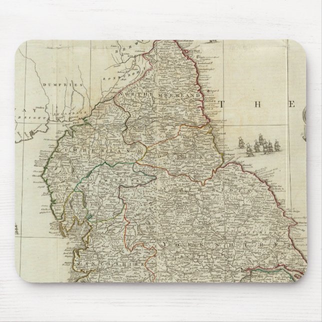 Mousepad Seção de Nortes Inglaterra e País de Gales (Frente)