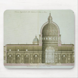 Mousepad Secção transversal longitudinal de St Peter em
