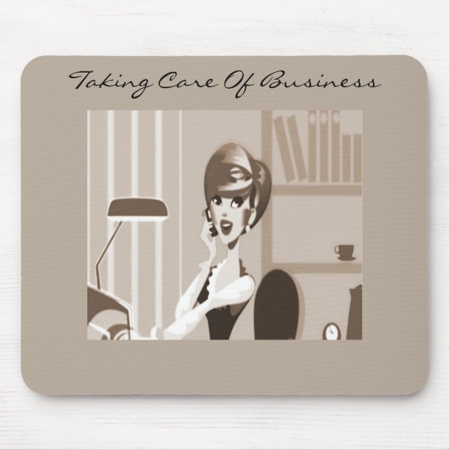 Mousepad Secretária Girl Alicia (Frente)