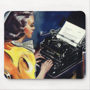 Mousepad Secretário de executivo empresarial letra de