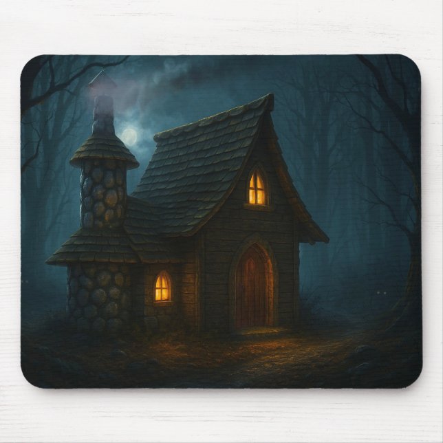Mousepad Segredos da Casa das Bruxas na Floresta (Frente)