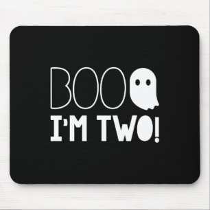 Mousepad segundo aniversário dois anos Boo, eu sou dois! Ha