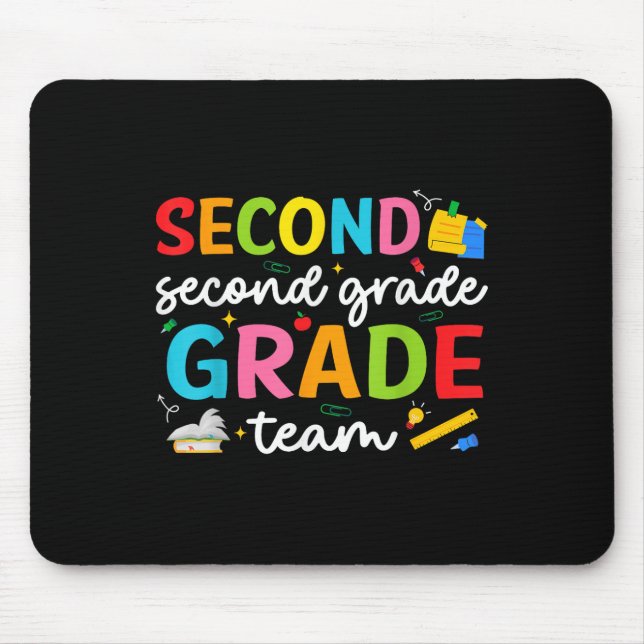 Mousepad Segundo de segundo grau da equipe - Esquadrão de P (Frente)