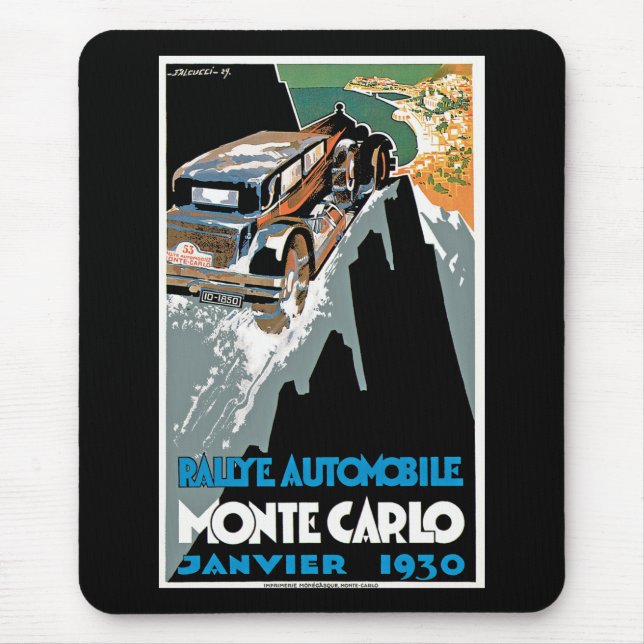 Mousepad segundo Grande Prêmio Automobile de Monte Carlo (Frente)