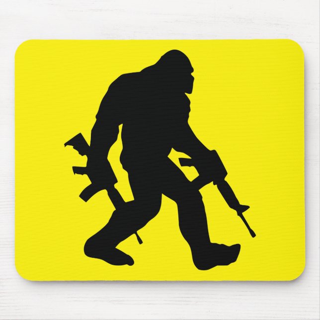 Mousepad Segundo Sasquatch Pé-Grande Armado Alteração 2A # (Frente)