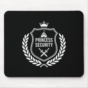 Mousepad Segurança da princesa aniversário pai irmão castel