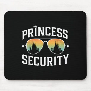 Mousepad segurança da princesa aniversário pai irmão castel