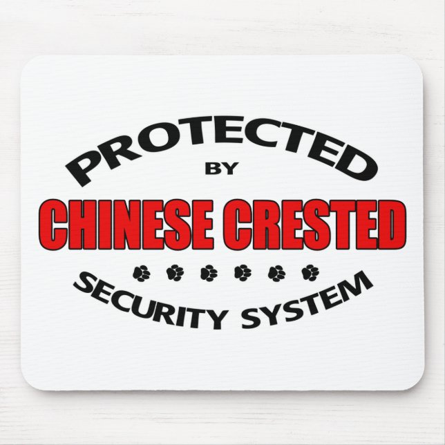 Mousepad Segurança de Cães Detidos Chineses (Frente)