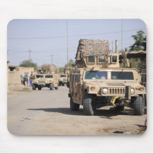 Mousepad Segurança de conduta da Humvee durante uma patrulh