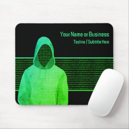 Mousepad Segurança Digital - Texto Comercial Anti-Crimes Ci