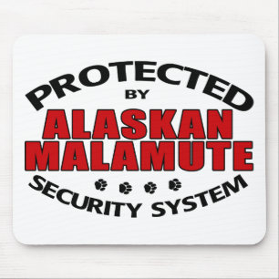 Mousepad Segurança Malamute no Alasca