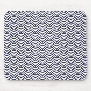 Mousepad Seigaiha — padrão oceânico japonês