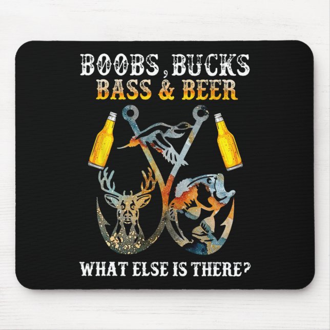 Mousepad Seios Bucks Byss Cerveja O Que Mais Há Pesca  (Frente)
