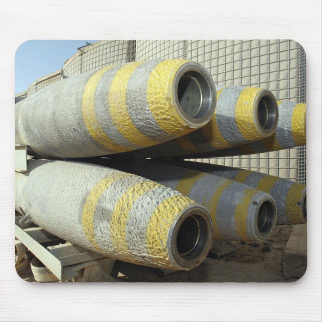 Mousepad Seis bombas GBU-12 em um rack (Frente)