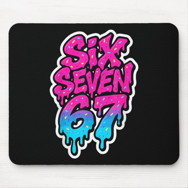 Mousepad Seis Sete 67 Bysebyll Sorvete Gotejamento Mason Me (Frente)
