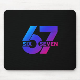 Mousepad Seis Sete 67 Meme Geração Alfa Gíria Bysebyll Temp