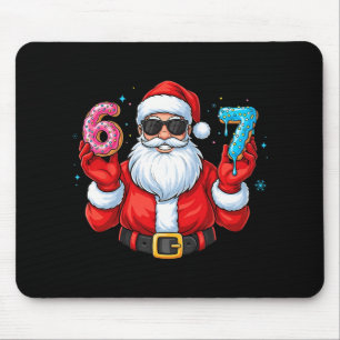 Mousepad Seis Sete 67 Meme Papai Noel 67 Sorvete Drip Natal