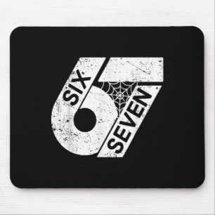 Mousepad Seis Sete 6 7 Meme 6 7 Fantasia de Halloween