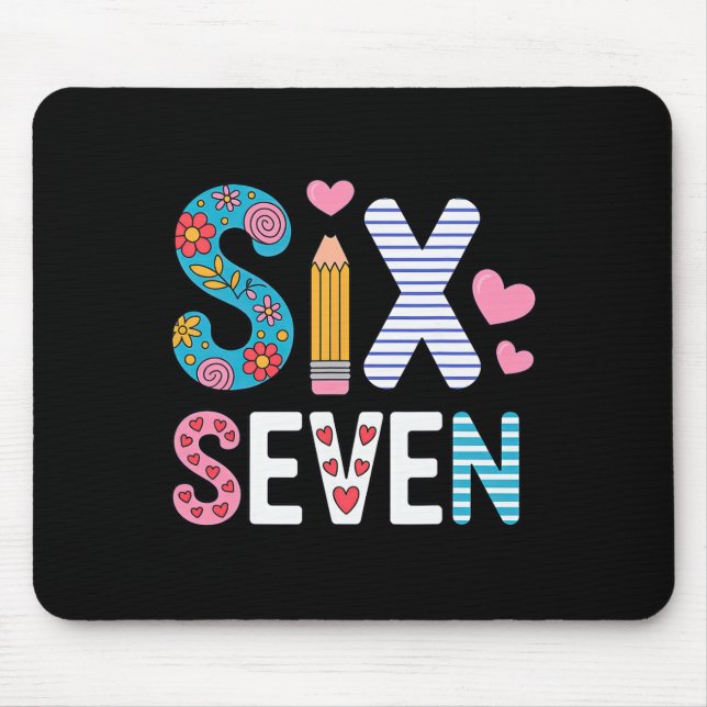 Mousepad Seis Sete 6 7 Meme Professor  (Frente)