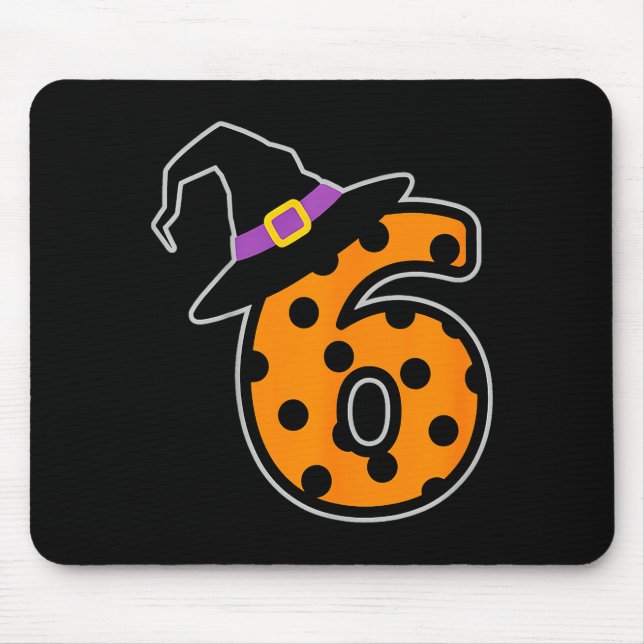 Mousepad Seis Sete Meme 6 7 Fantasia de Casal de Halloween  (Frente)