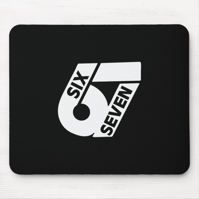Mousepad Seis Sete Meme Legal 67 Número Divertido  (Frente)