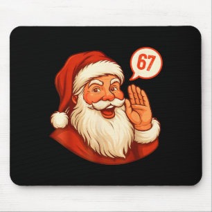 Mousepad Seis Sete Natal 67 Meme Gíria Papai Noel Diz Xmas