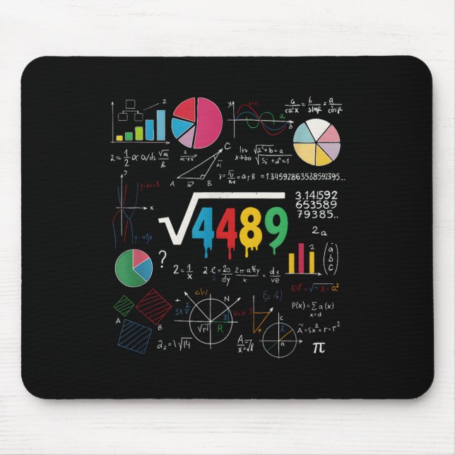 Mousepad Seis Sete Professor de Matemática 67 Meme Raiz Qua (Frente)