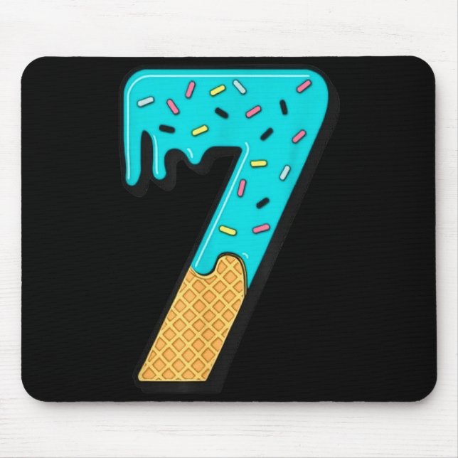 Mousepad Seis Sete Sorvete 67 Diversão Mason Meme Fácil Hal (Frente)