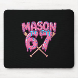 Mousepad Seis Sete Sorvete Gotejamento Esporte 67 Diversão